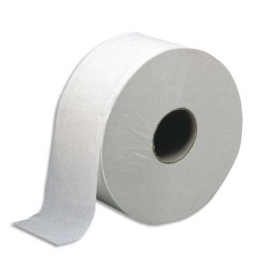 TORK Paquet de 12 rouleaux de Papier toilette Jumbo 2 plis pure cellulose, 557 formats L170 cm blanc