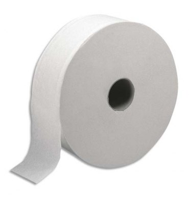 TORK Paquet de 6 rouleaux de Papier toilette Jumbo 2 plis pure cellulose L380m blanc