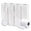 HYGIENE Colis de 48 rouleaux Papier toilette Extra blanc ouate 2 plis recyclée 200 feuilles