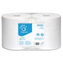 PAPERNET Paquet de 2 Bobines d'essuyage industrielle 2 plis pure cellulose, 1000 formats L305m blanc