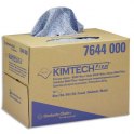KIMTECH Boîte distributrice de 160 Chiffons Process Kimtech bleu, non pelucheux - 30,7 x 42,6 cm