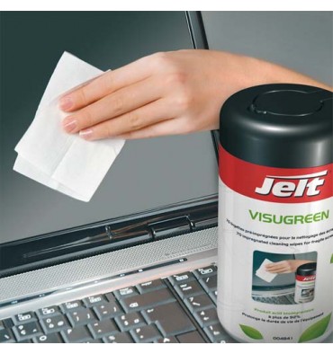 JELT 70 lingettes Visugreen pour écrans fragiles