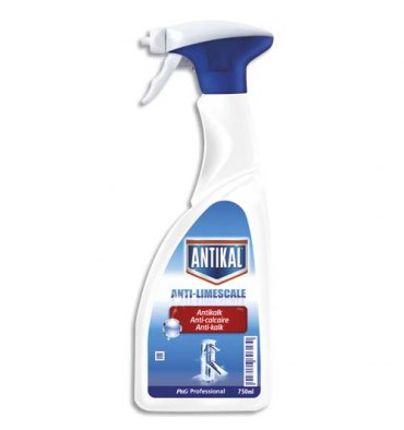 ANTIKAL Spray 750 ml Détergent détartrant pour les sanitaires parfum frais