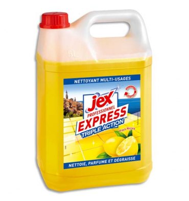 JEX Professionnel Bidon de 5 litres dégraissant triple action multi-surfaces Pays Niçois