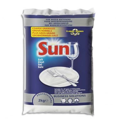 SUN PROFESSIONAL Sachet de 2 kg Sel régénérant pour lave-vaisselle