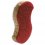 SPONTEX Lot de 10 Eponges Gratounett rouge faces récurage et éponge végétal - Dim. : 14,9 x 2,8 x 8,6 cm