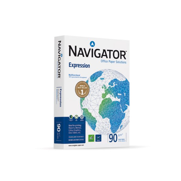 NAVIGATOR Ramette de 500 feuilles papier blanc Navigator Expression A4 90g