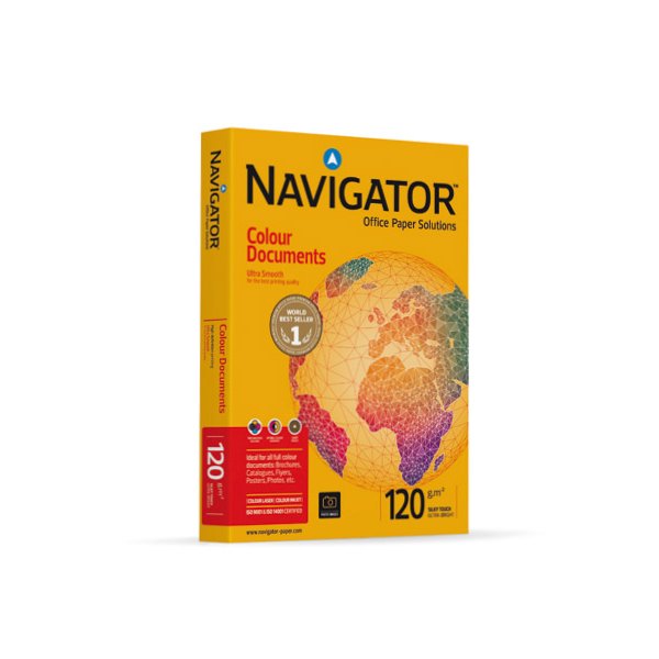 NAVIGATOR Ramette de 250 feuilles papier blanc Navigator Colour Documents A4 120g