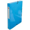 EXACOMPTA Boîte de classement IDERAMA A4 dos de 40 mm, coloris bleu ciel