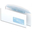 NEUTRE Boîte de 1000 enveloppes blanches gommées 80g mise sous pli automatique DL2 114 x 229 mm fenêtre 45 x 100 mm