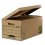 BANKERS BOX Conteneur EARTH SERIES à ouverture sur le dessus, 14 X 11 X 38 cm, carton recyclé kraft brun