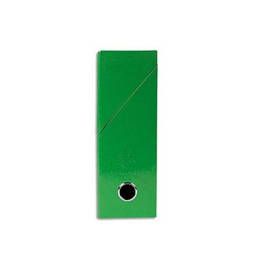 EXACOMPTA Boîte de transfert Iderama, carte lustrée pelliculée, dos 9 cm, 25 x 33 cm, coloris vert foncé