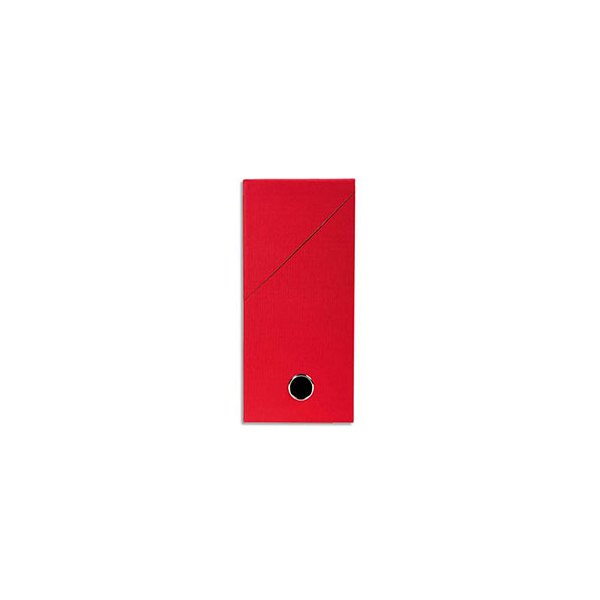 EXACOMPTA Boîte de transfert, carton rigide recouvert de papier toilé, dos 12 cm, 25 x 33 cm, rouge