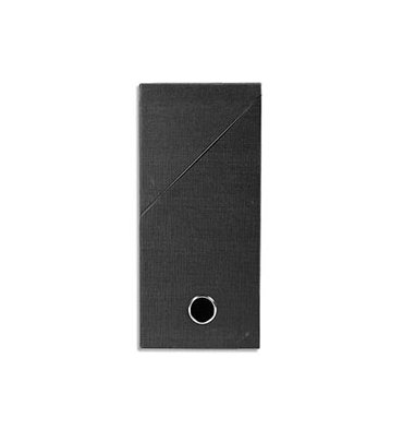 EXACOMPTA Boîte de transfert, carton rigide recouvert de papier toilé, dos 12 cm, 25 x 33 cm, noir