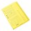 ELBA Paquet de 25 chemises 2 rabats HV ULTIMATE® pour dossiers suspendus kraft 240g, coloris jaune pastel
