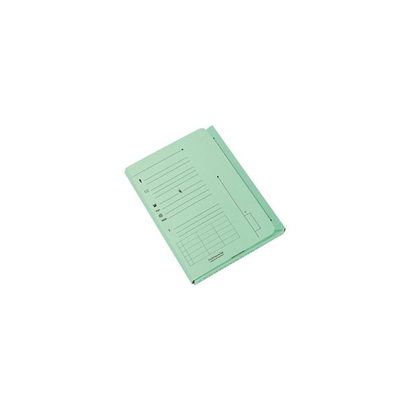 ELBA Paquet de 25 chemises 2 rabats HV ULTIMATE® pour dossiers suspendus kraft 240g, coloris vert pastel