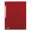 ELBA Chemise 3 rabats à élastique BOSTON en carte lustrée 5/10e, format A4, coloris rouge et noir