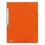 ELBA Chemise 3 rabats à élastique BOSTON en carte lustrée 5/10e, format A4, coloris orange et noir