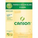 CANSON Bloc papier Dessin blanc 20 feuilles A4 160g