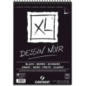 CANSON Album de 40 feuilles de papier dessin, XL Dessin noir 150 g A3