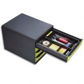 EXACOMPTA Organisateur pour tiroir DRAWINSERT, compartiments amovibles. 29,8 x 24,6 x 3,6 cm. Noir