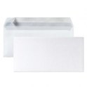 PERGAMY Boîte de 500 enveloppes DL 110 x 220 mm blanc 75 g auto-adhésive