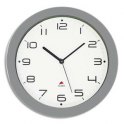 ALBA Horloge murale Hormur/Hornew silencieuse métal gris - pile AA non fournie - Diam 30cm