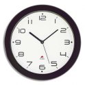ALBA Horloge murale Hormur/Hornew silencieuse noire - pile AA non fournie - Diam 30 cm