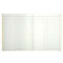 LE DAUPHIN Piqûre trace comptable folioté 24,5 x 31,5 cm 80 pages 6 colonnes