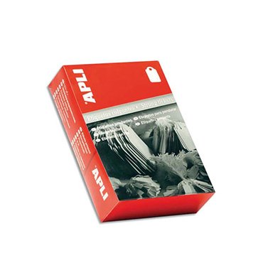 AGIPA Boîte de 1000 étiquettes Bijouterie, format 18 x 29 mm blanc