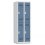 PIERRE HENRY Vestiaire 2 Cases + 2 Colonnes - Dimensions 60 x 180 x 50 cm gris perle bleu