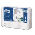 TORK Paquet de 6 rouleaux Papier toilette Traditionnel Premium doux 2 plis 150 feuilles Ecolabel