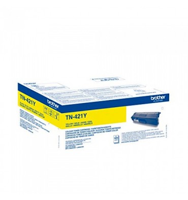 BROTHER Cartouche toner laser jaune 1 800 pages TN-421Y