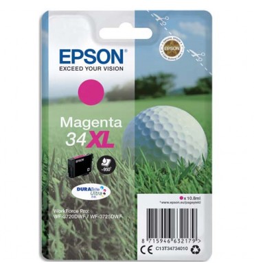 EPSON Cartouche "balle de golf" jet d'encre durabrite ultra magenta XL T3473