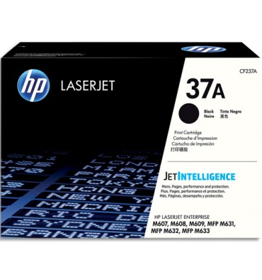 HP Cartouche toner laser noir 37A - CF237A