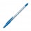 PILOT Stylo à bille rechargeable pointe moyenne encre bleue corps plastique cristal avec capuchon BP-SM