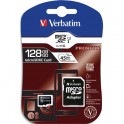 VERBATIM Carte Micro SDXC 128Go + adaptateur Class 10/U1 44085 + redevance