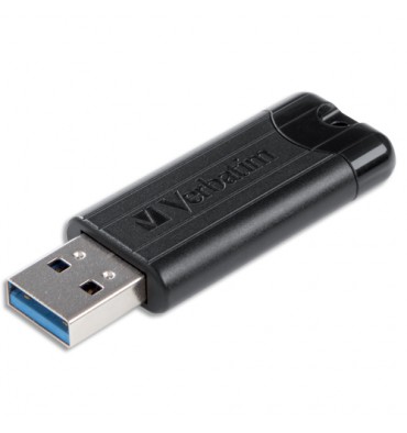 VERBATIM Clé USB 3.0 PINSTRIPE Noire 32Go 49317 + redevance