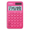 CASIO Calculatrice de poche à 10 chiffres SL-310UC-RD-S-EC, coloris rose