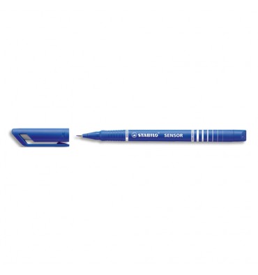 STABILO Stylo feutre pointe extra-fine 0,3 mm SENSOR bleu