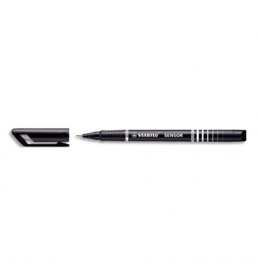 Stylo feutre - STABILO pointMax - blister x 4 stylos feutre pointe moyenne  - noir : : Fournitures de bureau