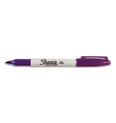 SHARPIE Marqueur permanent pointe ogive fine. Couleur violette S2025034