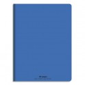 CONQUERANT Cahier piqûre 17x22cm 60 pages 90g, Séyès. Couverture polypropylène Bleu
