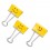 RAPESCO Lot de 20 Pinces à double Clips Emojis assortis Jaune Supaclip en métal