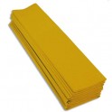 CLAIREFONTAINE Rouleaux paquet de 10 feuilles de crépon 40% 2 x 0,5 m jaune