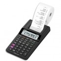 CASIO Calculatrice imprimante portable à 12 chiffres HR-8 RCE, coloris noir