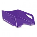 CEP Corbeille à courrier Maxi Gloss Violet, format 24 x 32 cm - 27 x 11,5 x 38,6 cm