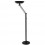 UNILUX Lampadaire à LED Varialux Noir articulé - Hauteur 180 cm, Socle D34 cm, vasque D36 x H6 cm