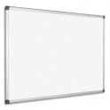PERGAMY Tableau Blanc laqué magnétique, cadre aluminium, format 150 x 100 cm
