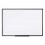 PERGAMY Tableau Blanc mélaminé Essential, cadre en PVC, format 90 x 120 cm